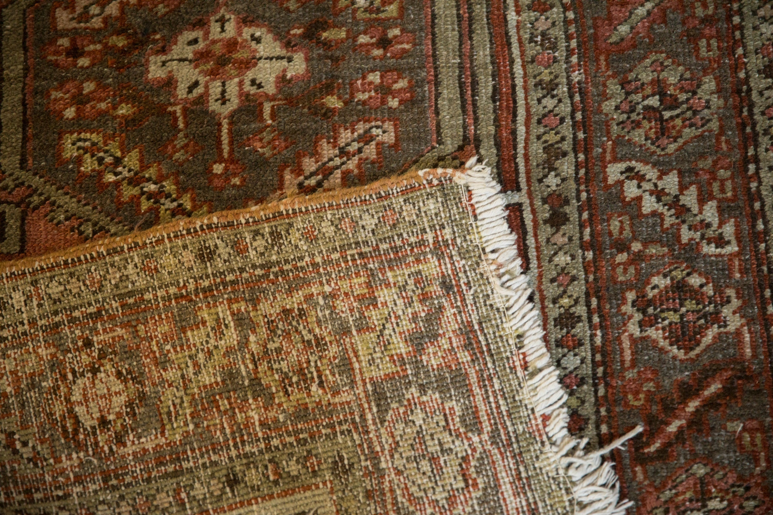 3x5.5 Vintage Distressed Heriz Rug