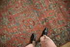7x17 Vintage Distressed Bibikabad Carpet