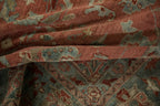 7x17 Vintage Distressed Bibikabad Carpet