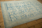 4.5x7 Vintage Distressed Hamadan Rug