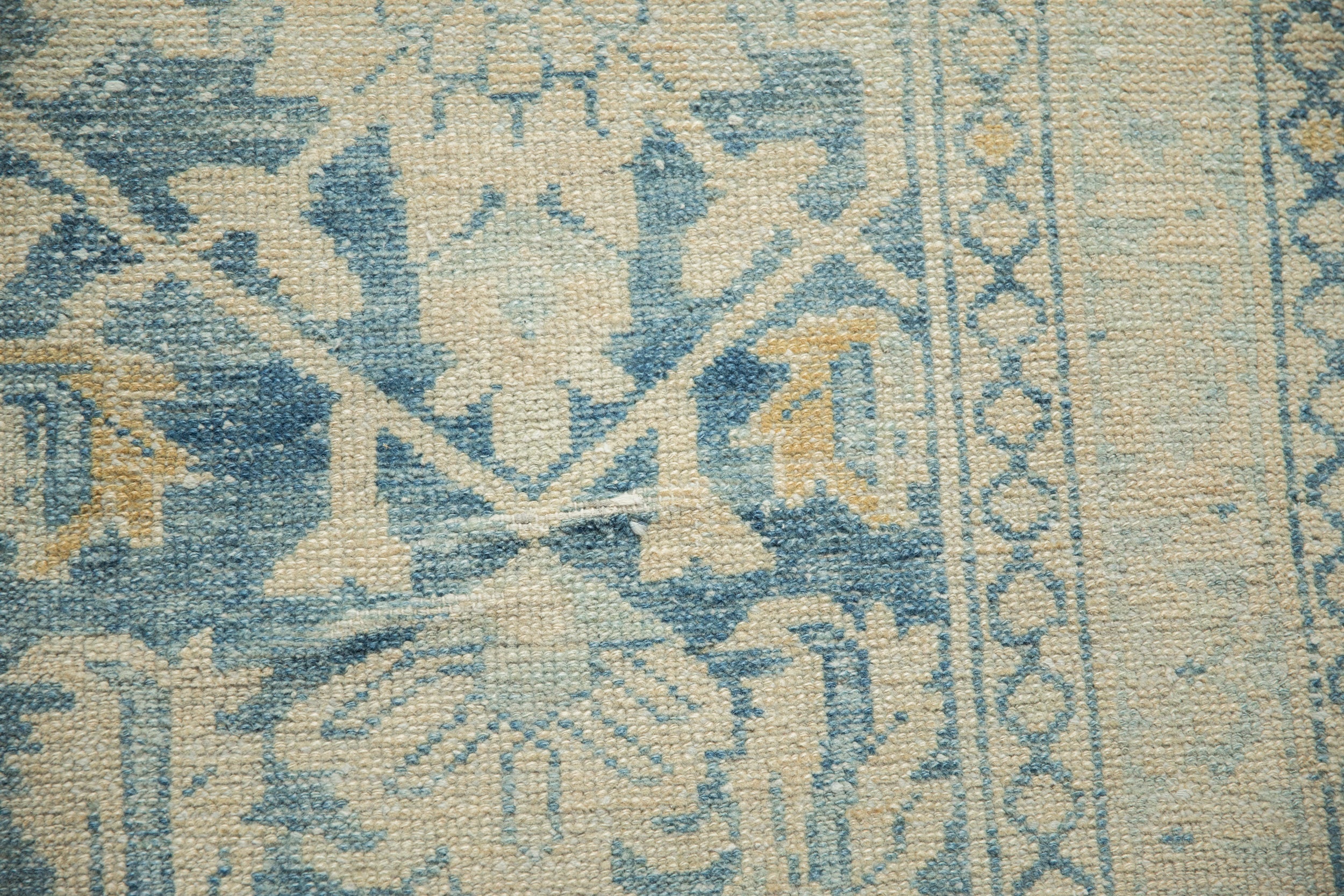 4.5x7 Vintage Distressed Hamadan Rug