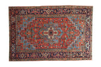 6x9 Antique Heriz Carpet
