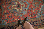 6x9 Antique Heriz Carpet