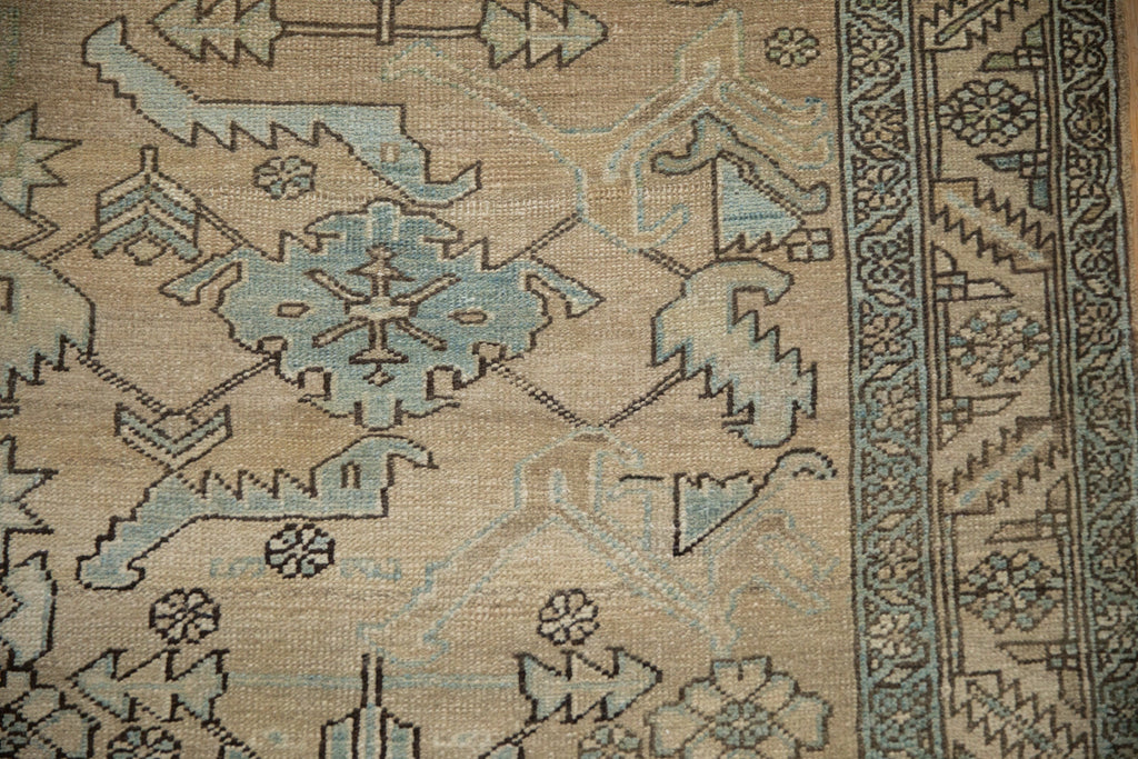 3.5x14.5 Vintage Distressed Heriz Rug Runner