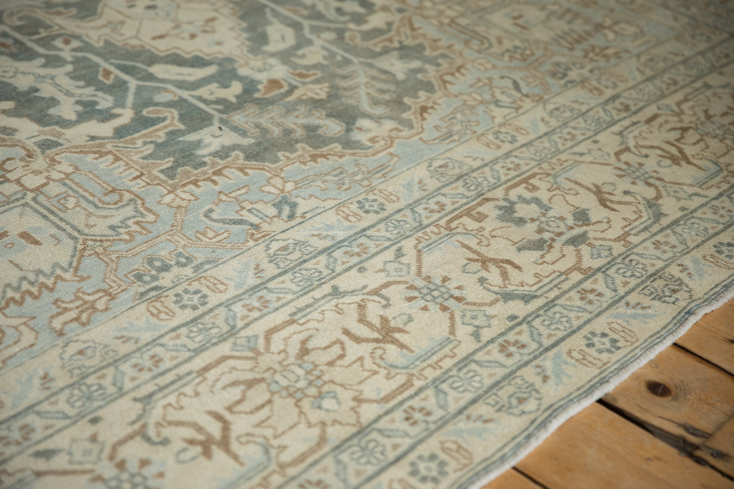 7x10.5 Vintage Distressed Tabriz Carpet