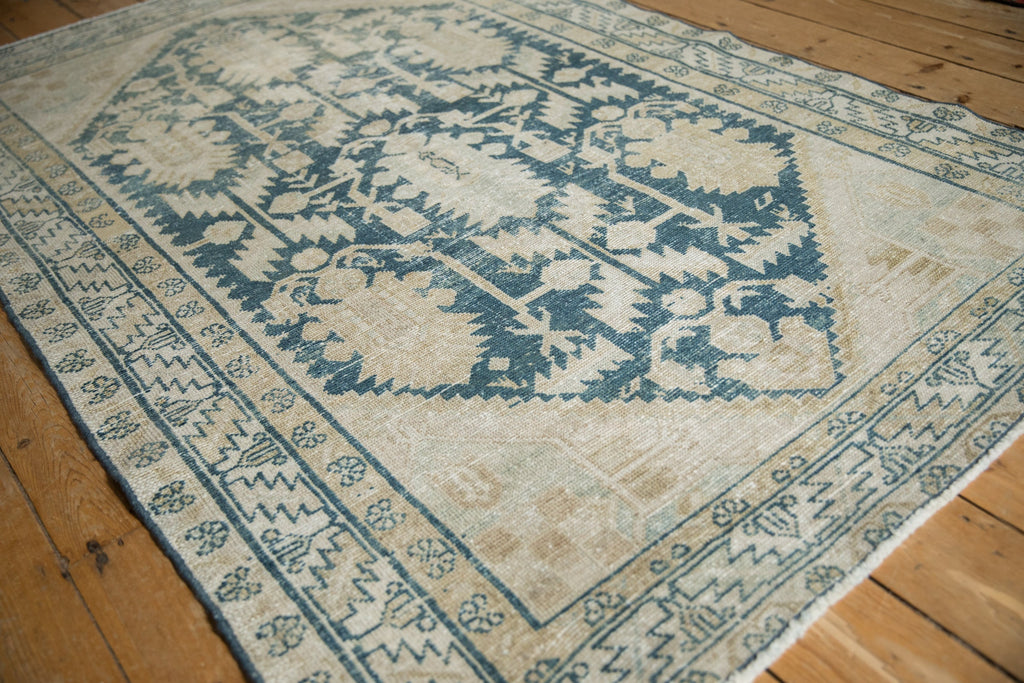 4x6.5 Vintage Distressed Hamadan Rug