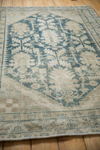 4x6.5 Vintage Distressed Hamadan Rug