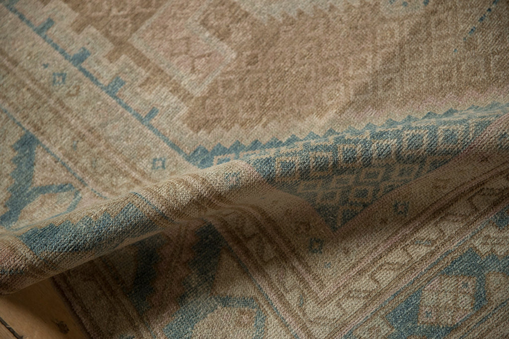 4x6.5 Vintage Distressed Hamadan Rug