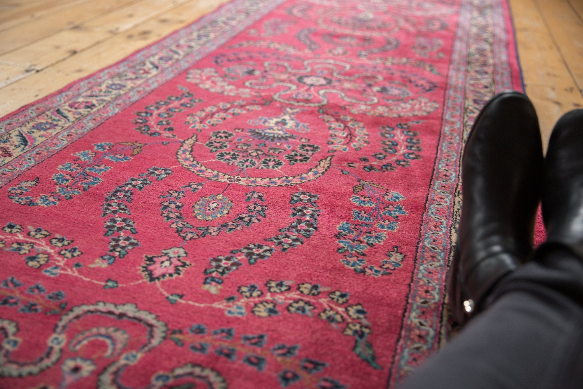 3.5x16 Vintage Meshed Rug Runner
