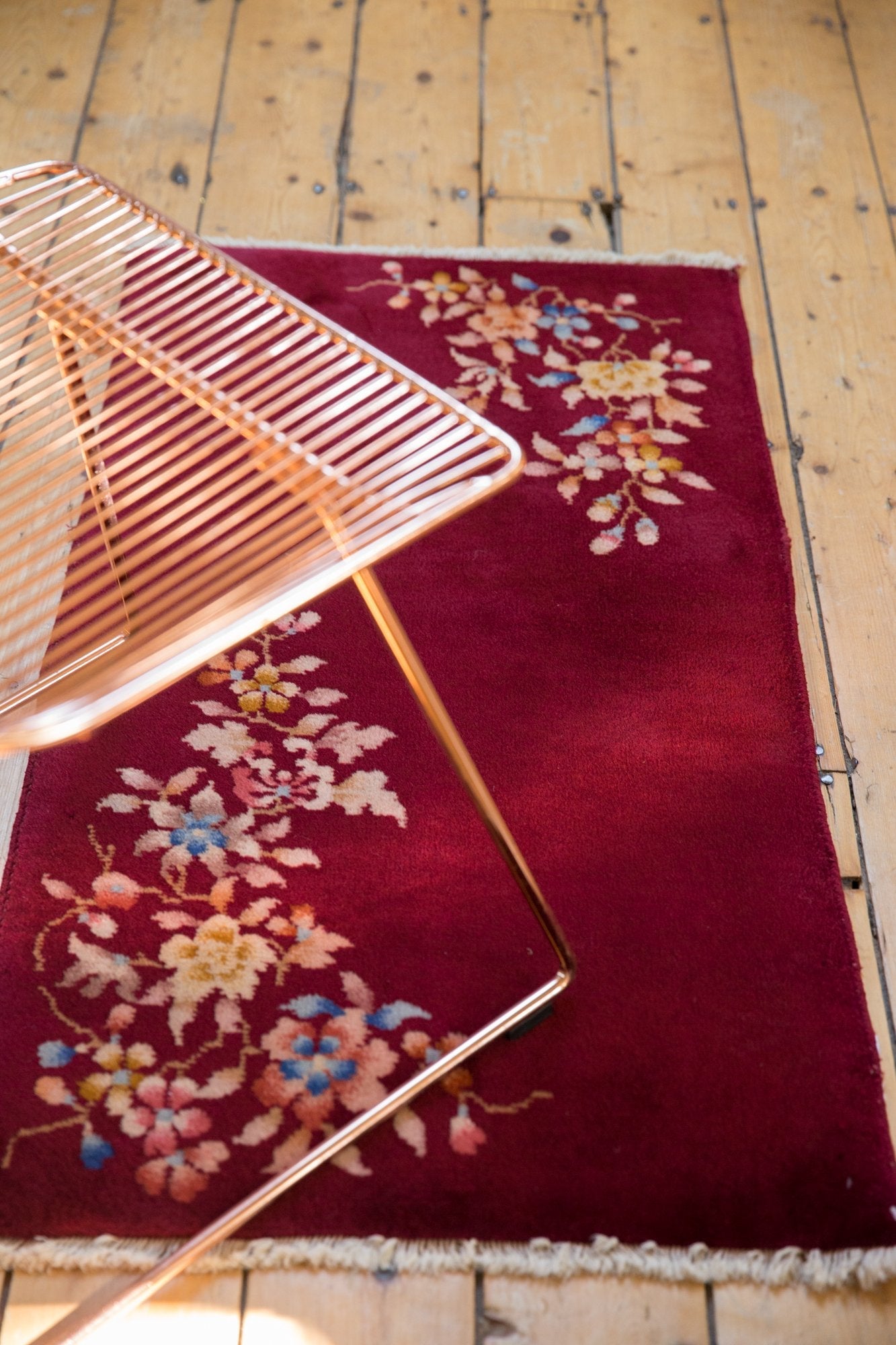 2x4 Vintage Nichols Art Deco Rug Runner