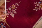 2x4 Vintage Nichols Art Deco Rug Runner