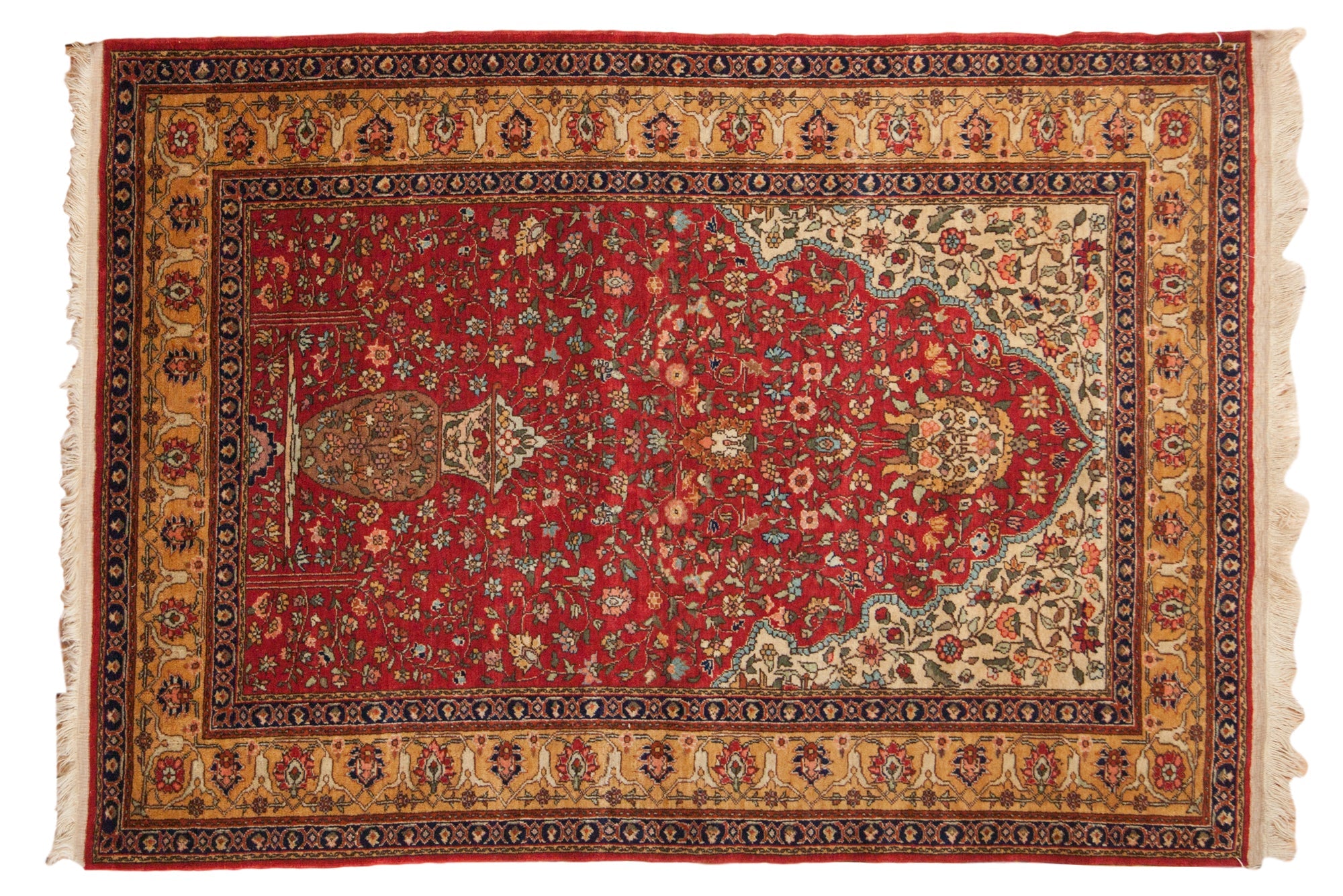 5x7.5 Vintage Romanian Hereke Design Rug