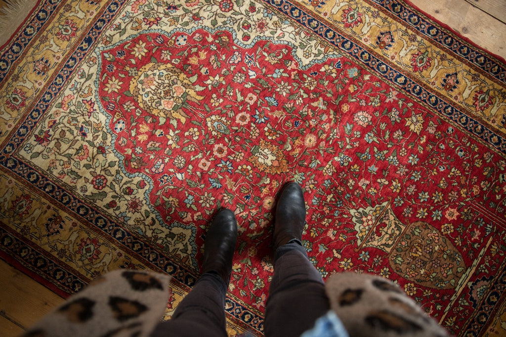 5x7.5 Vintage Romanian Hereke Design Rug