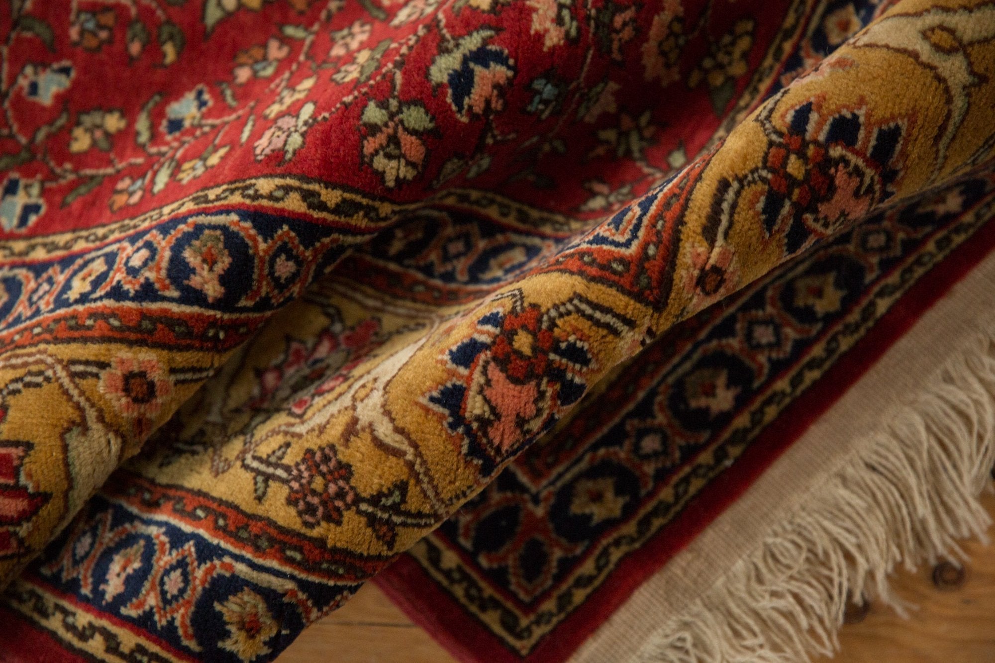 4.5x6.5 Vintage Romanian Hereke Design Rug