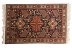 4x6.5 Vintage Romanian Akstafa Design Rug