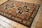 4x6 Vintage Romanian Kazak Design Rug