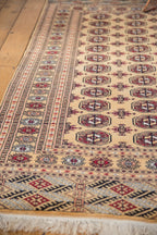 4x6.5 Vintage Pakistani Bokhara Design Rug