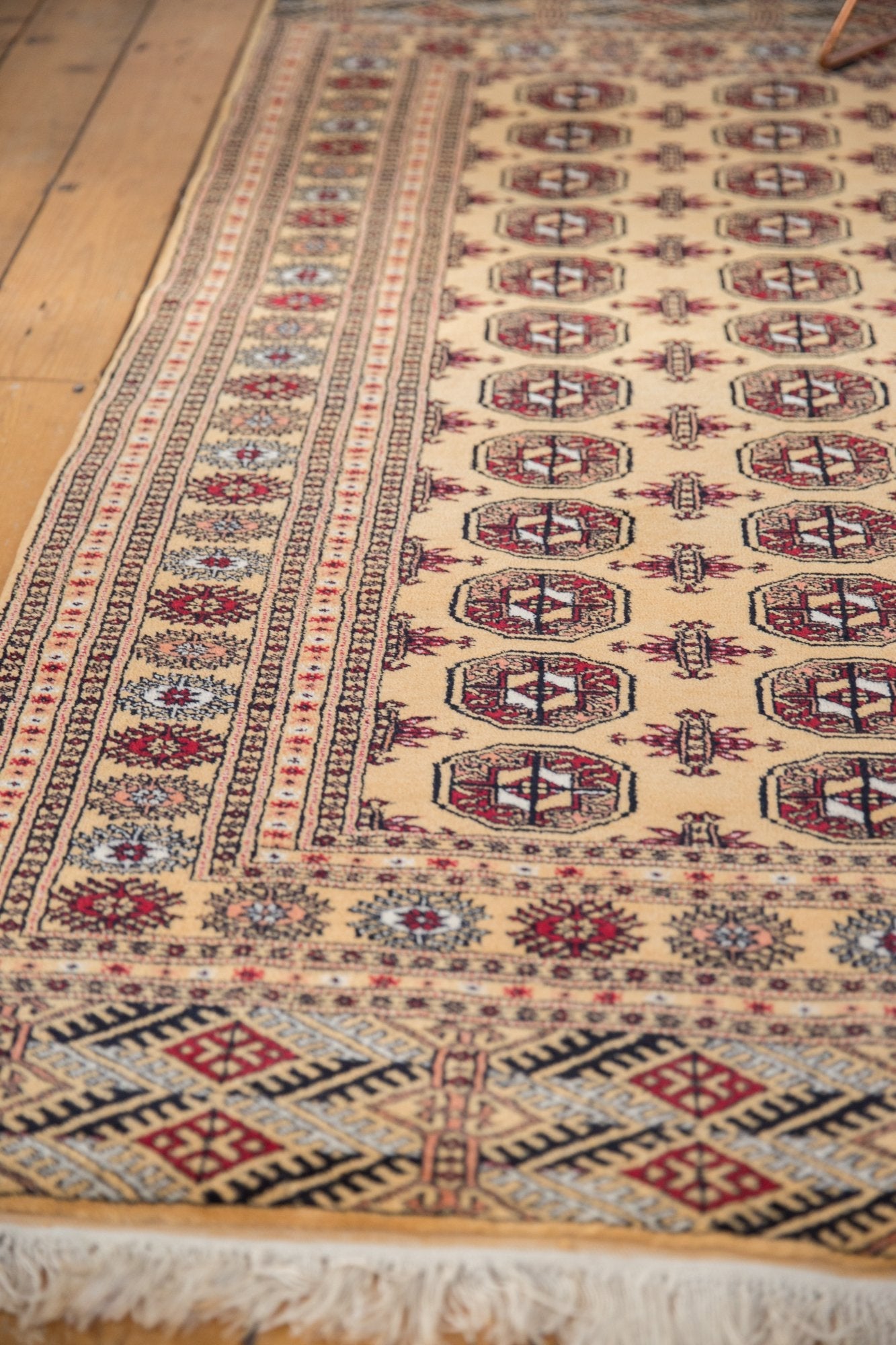 4x6.5 Vintage Pakistani Bokhara Design Rug