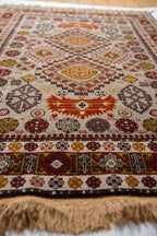 4x5.5 Vintage Romanian Shirvan Design Rug
