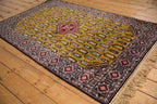4x6.5 Vintage Romanian Shirvan Design Rug