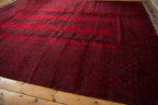 9x12.5 Vintage Afghani Ersari Design Carpet