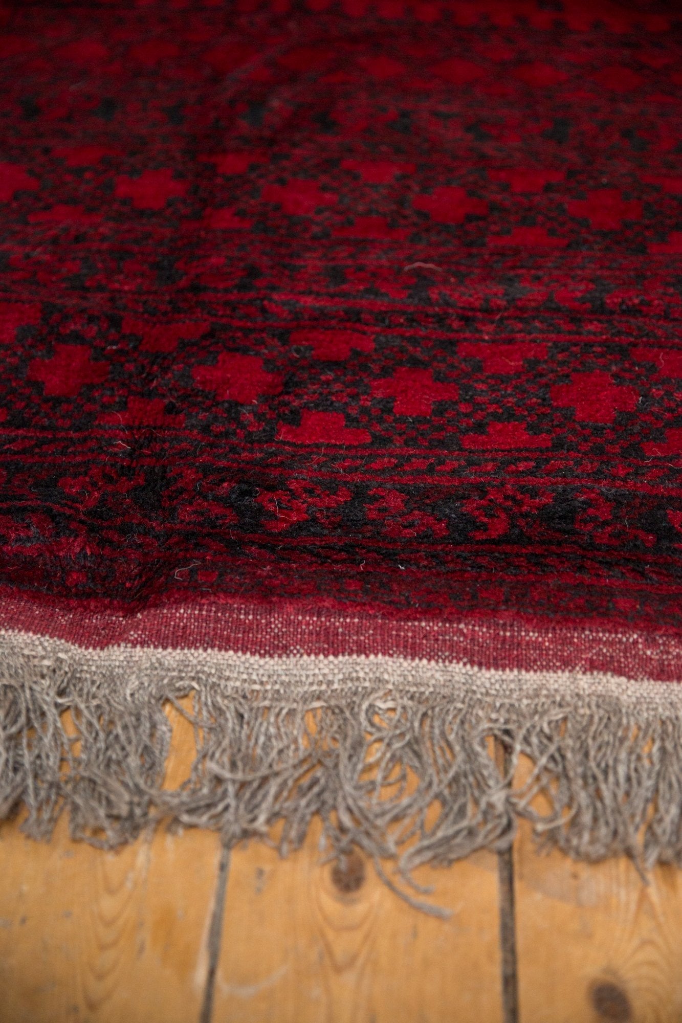 9x12.5 Vintage Afghani Ersari Design Carpet