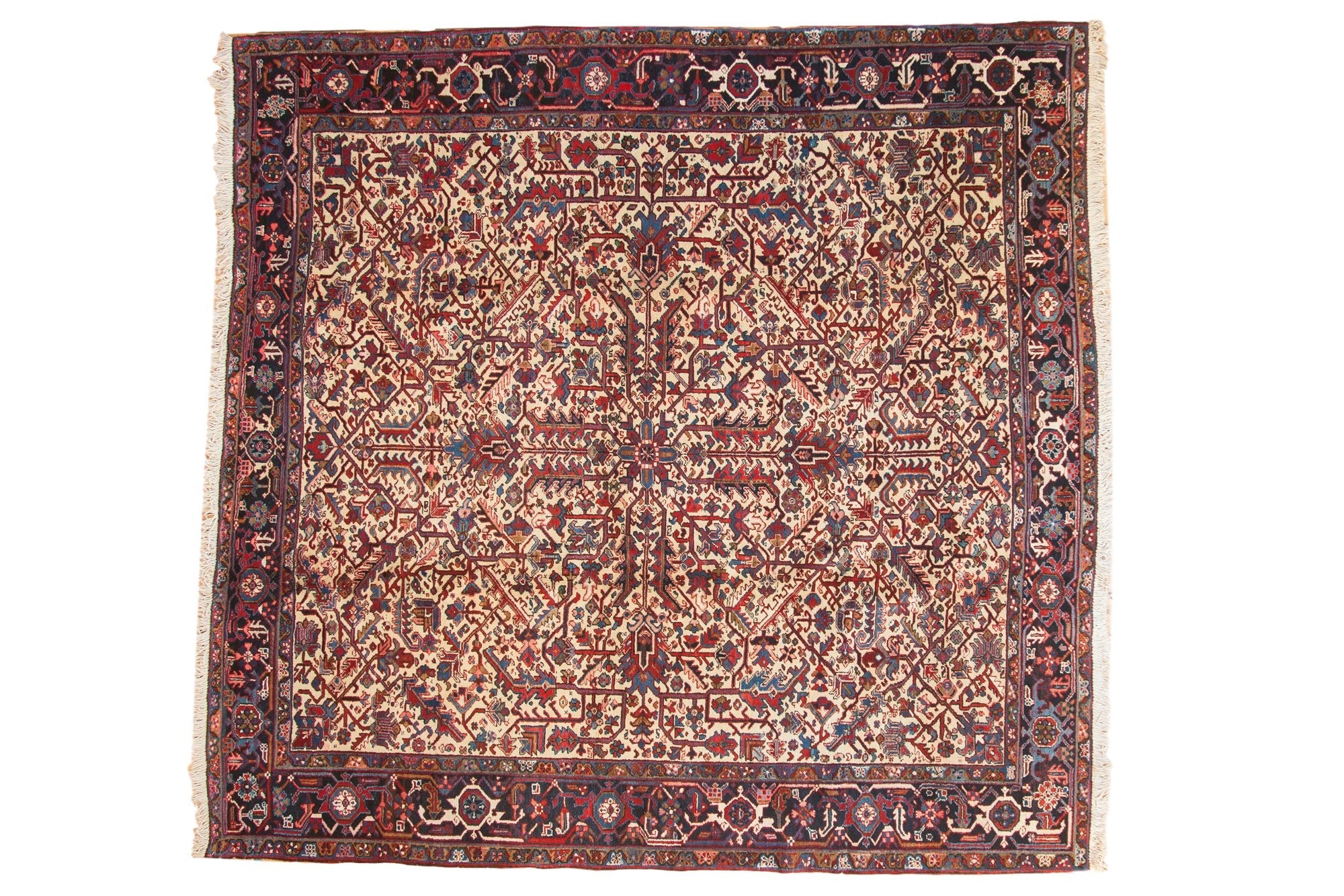 9.5x10 Vintage Mehrivan Square Carpet