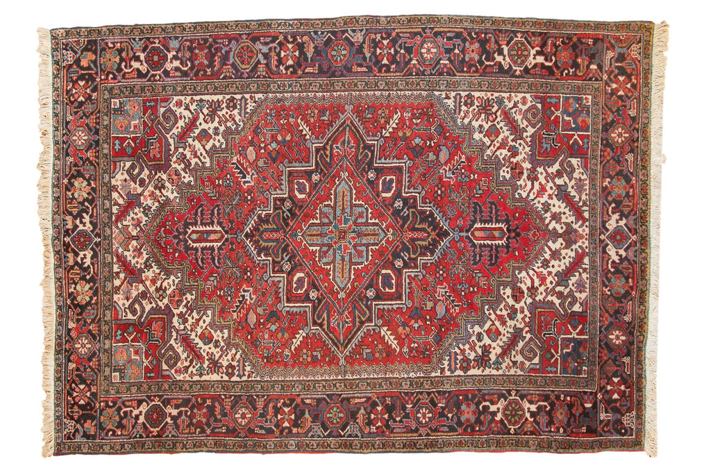6x8.5 Vintage Heriz Carpet