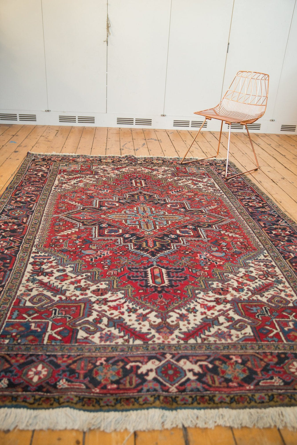 6x8.5 Vintage Heriz Carpet