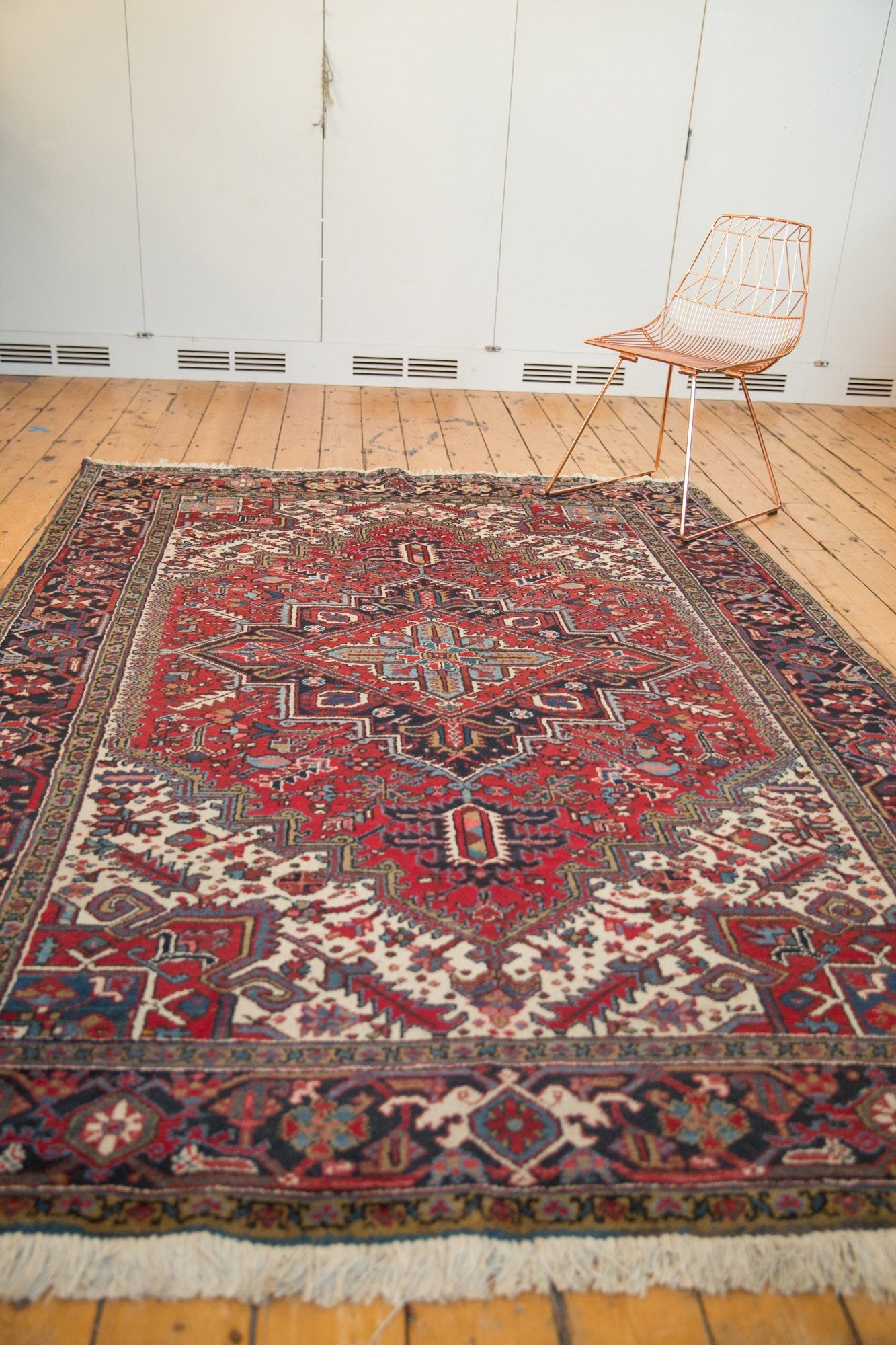 6x8.5 Vintage Heriz Carpet