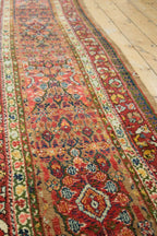 2.5x13.5 Antique Serab Rug Runner