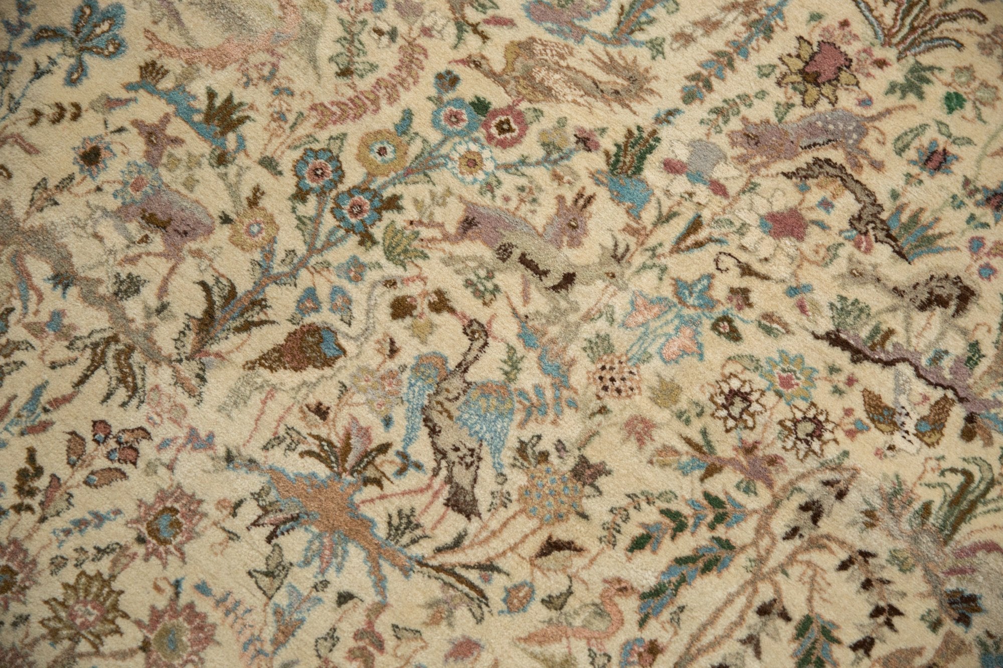11x11.5 Vintage Tabriz Square Carpet