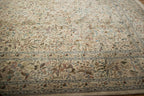 11x11.5 Vintage Tabriz Square Carpet