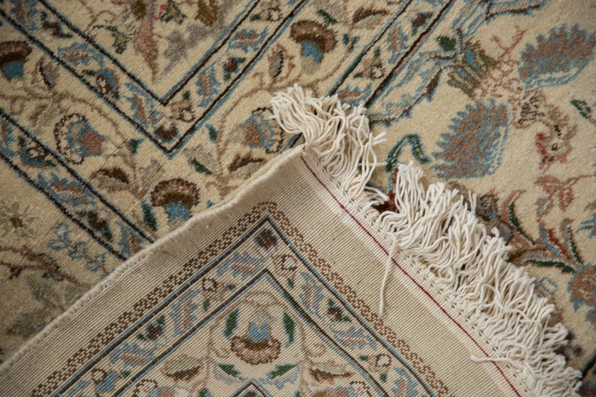 11x11.5 Vintage Tabriz Square Carpet