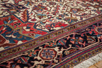 11.5x12.5 Vintage Heriz Square Carpet