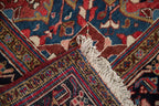 11.5x12.5 Vintage Heriz Square Carpet