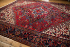 9.5x11.5 Vintage Heriz Carpet