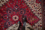 8.5x9.5 Vintage Mehrivan Square Carpet