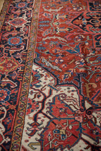 9x12 Vintage Heriz Carpet