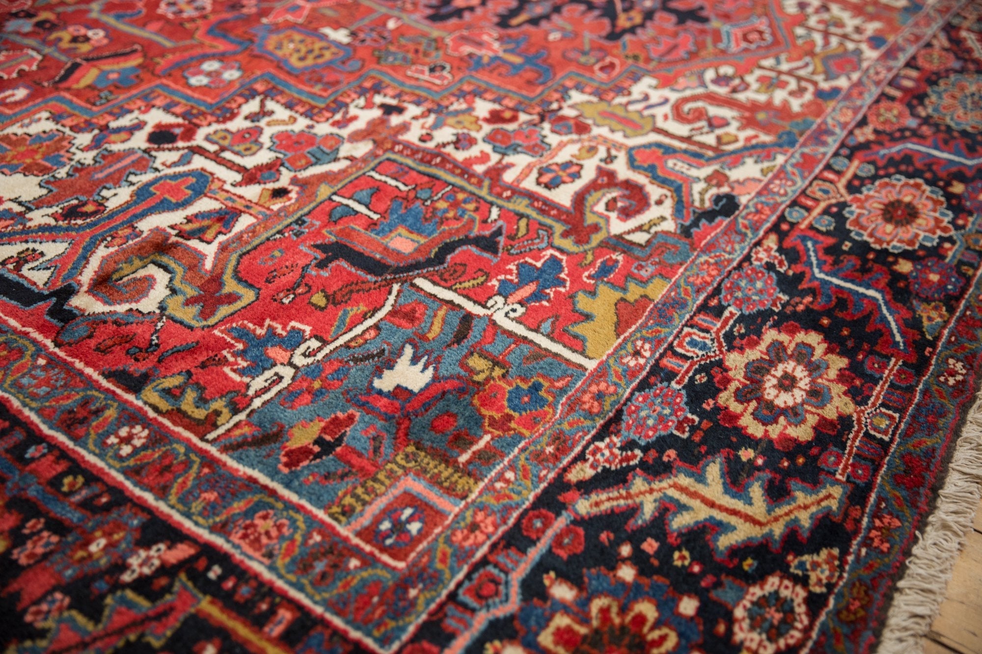 11x14.5 Vintage Heriz Carpet