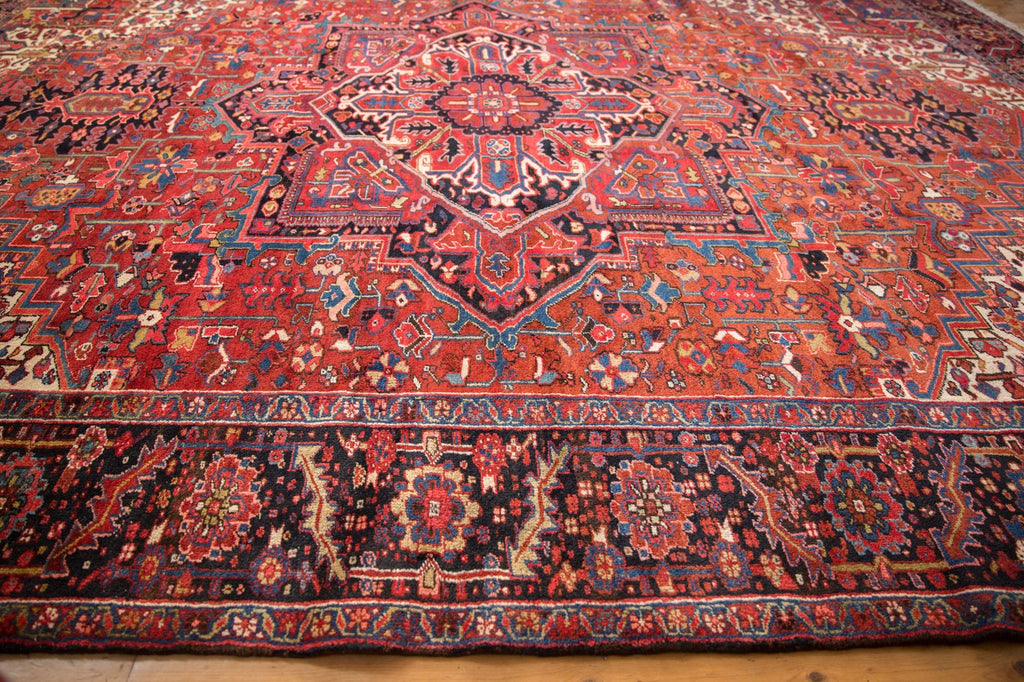 11x14.5 Vintage Heriz Carpet