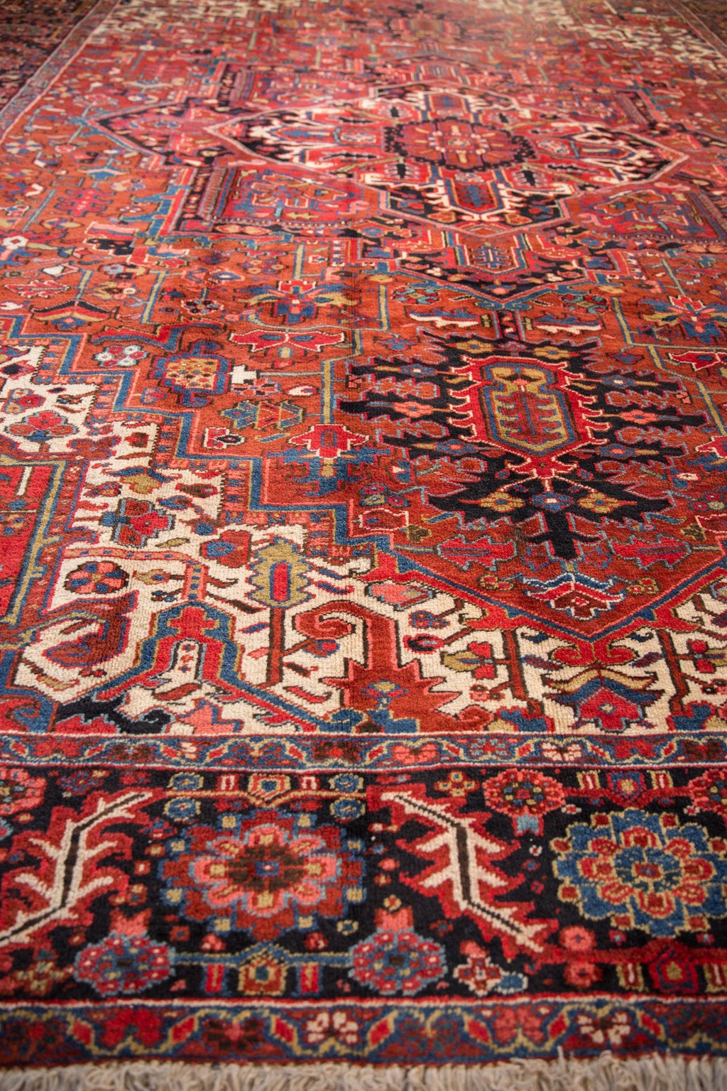 11x14.5 Vintage Heriz Carpet