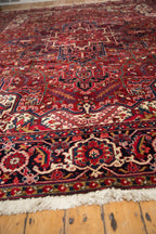 10x13 Vintage Heriz Carpet
