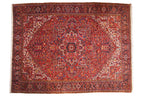 10.5x14.5 Vintage Heriz Carpet