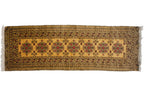 2.5x9.5 Vintage Daulatabad Rug Runner