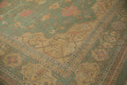 10x13.5 New Tea Washed Indian Soumac Design Carpet