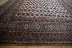 12.5x12.5 Vintage Fine Pakistani Bokhara Design Square Carpet