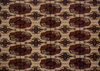 14.5x16.5 Vintage Fine Pakistani Bokhara Design Carpet