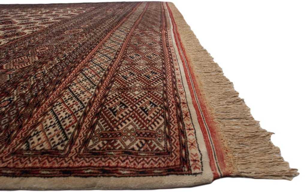 14.5x16.5 Vintage Fine Pakistani Bokhara Design Carpet