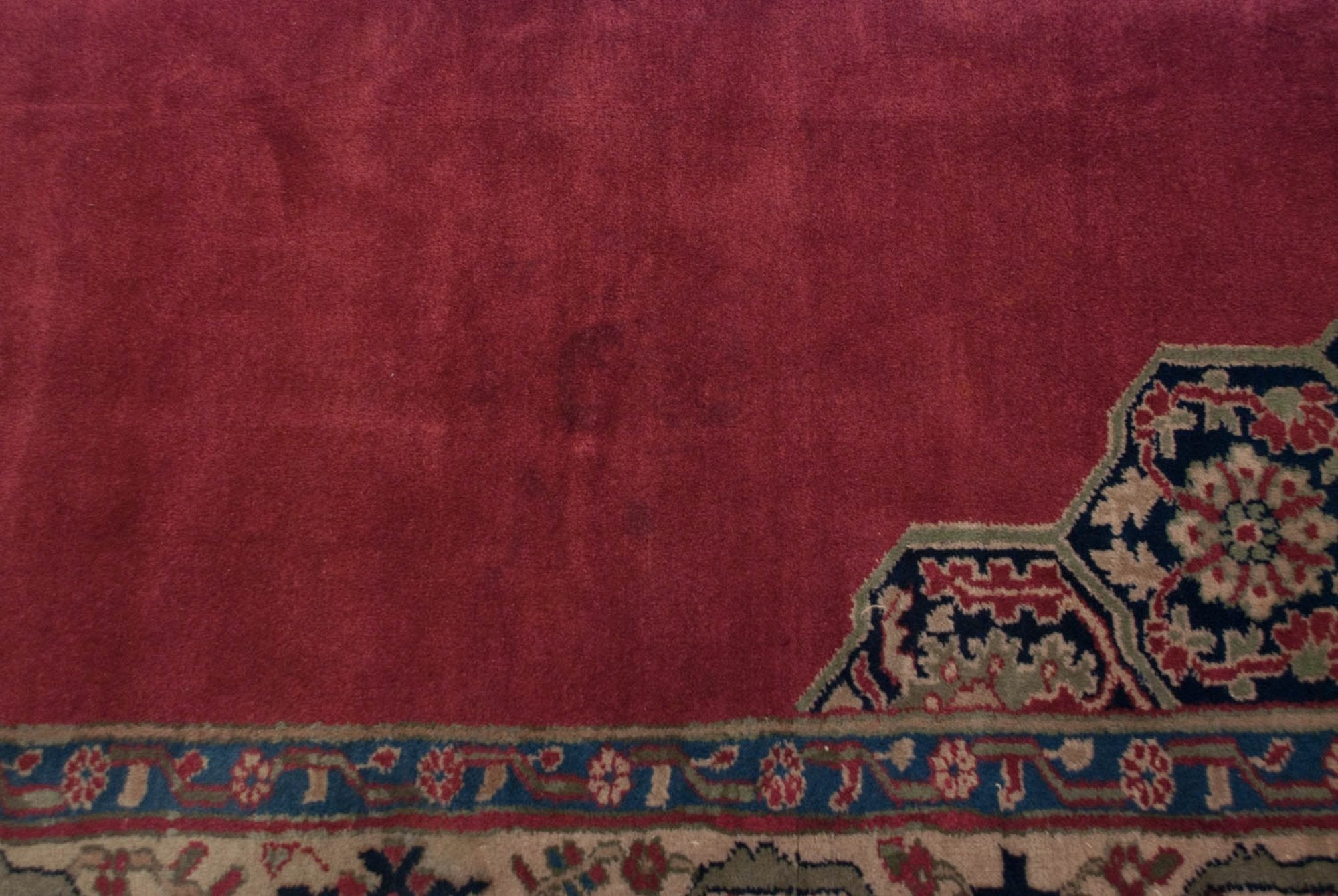 15x19.5 Vintage Oushak Carpet